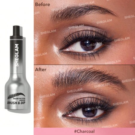 Sheglam brow-fection angled brush & dip Charcoal