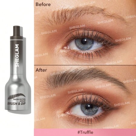Sheglam brow-fection angled brush & dip Truffle
