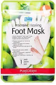 Purederm intensive healing foot mask apple