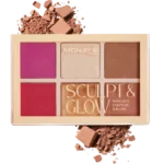 Monaya Sculpt & Glow Contour Palette, 6 Shades