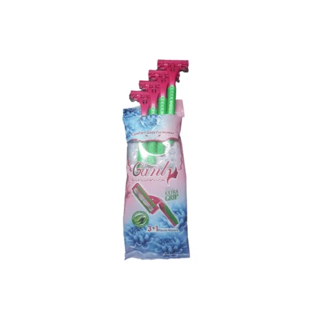 Canly Razor with Moving Head and Aloe Vera Gel Bar 4pieces